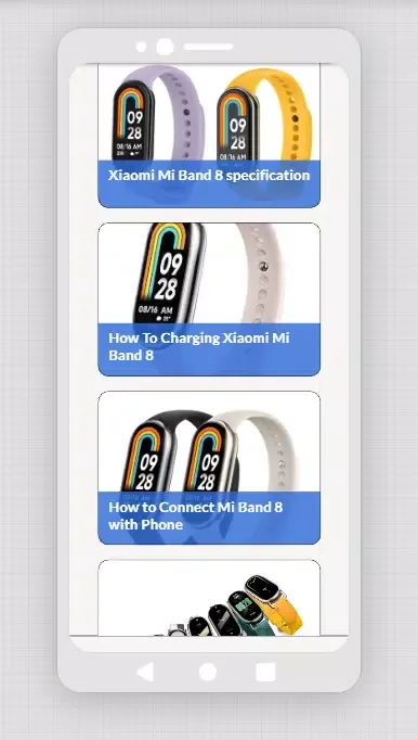 Zrzuty ekranu Huawei Watch Fit App Guide