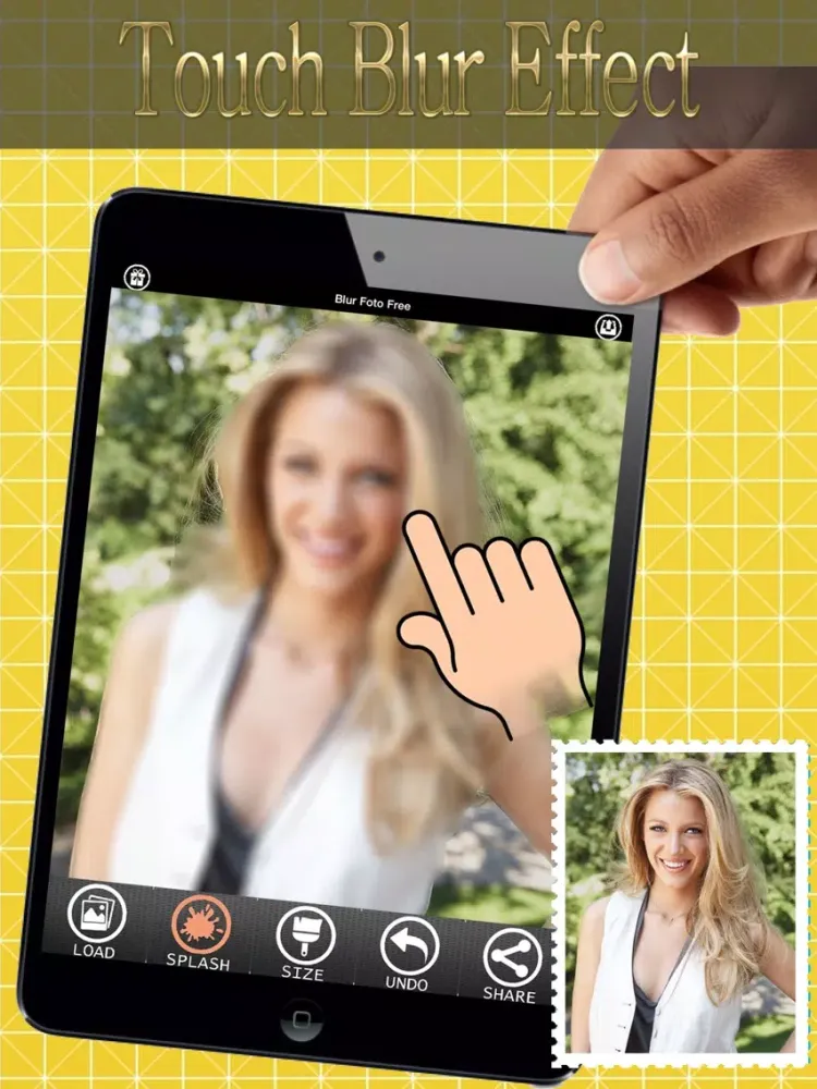 صور Touch Blur Free - You blurred,foucus,iMdb Photo Editors iPad 