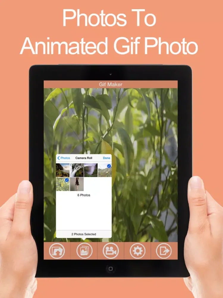 Selfie Gif Maker Free - Create Animated Gif Photo From Video,bbm,Photos iPad  Screenshots