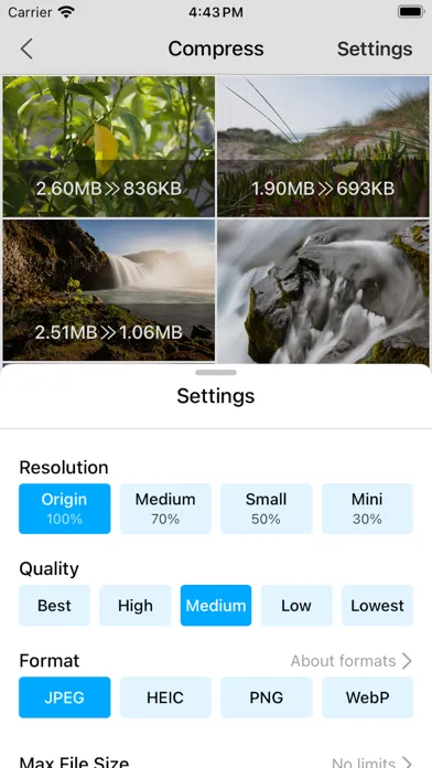 Photo Compress - Reduce Size應用截圖