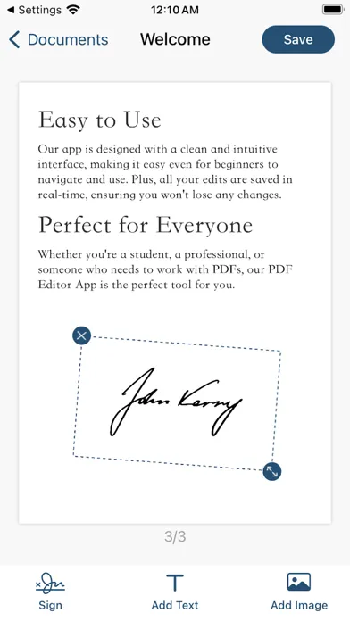 Скриншоты Sign Documents - Sign&Edit PDF