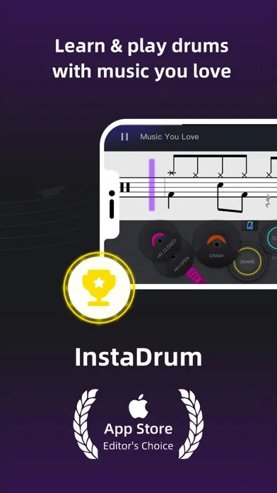 Ảnh chụp màn hình của InstaDrum - Be a Drummer Now