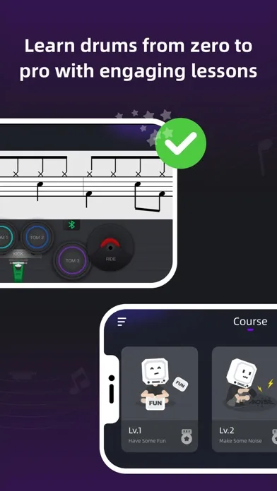 Ảnh chụp màn hình của InstaDrum - Be a Drummer Now