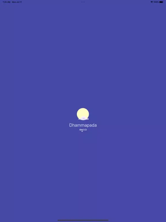 Ảnh chụp màn hình của The Dhammapada iPad 