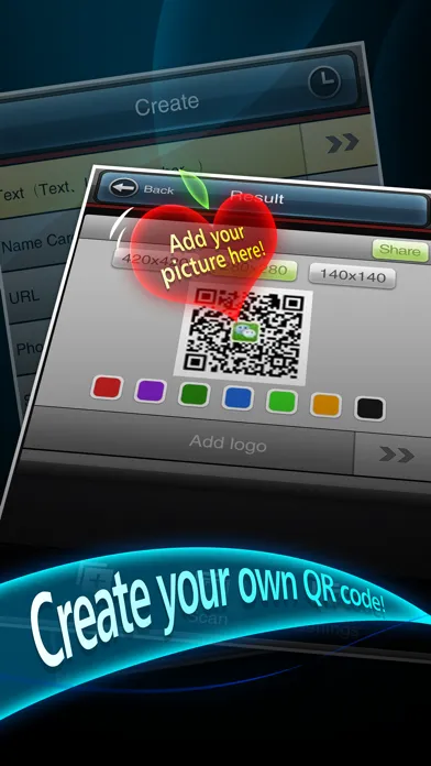 Tangkapan layar QR Code Scanner & Creator
