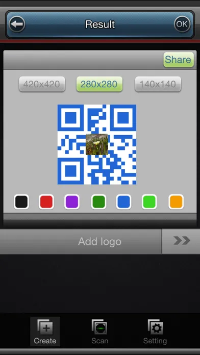 Tangkapan layar QR Code Scanner & Creator