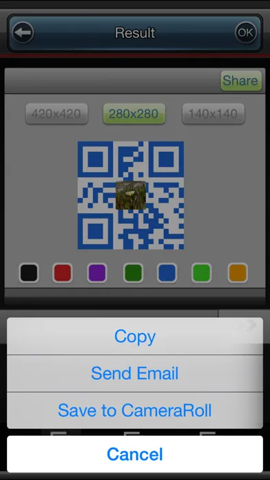 Tangkapan layar QR Code Scanner & Creator