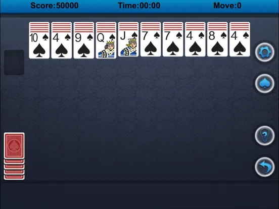 `Spider Solitaire iPad  स्क्रीनशॉट