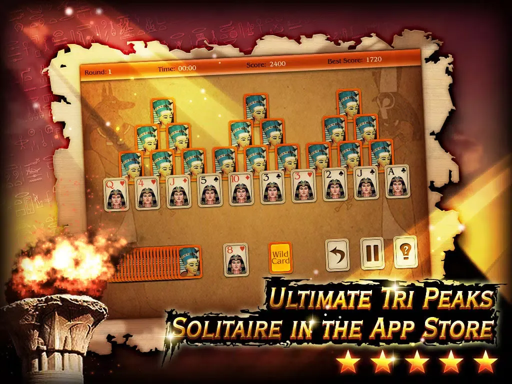 Capturas de pantalla de Tri Peaks Solitaire` iPad 