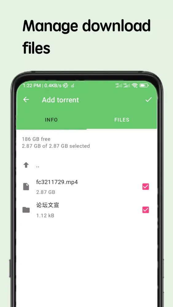 Torrent downloader&player سکرین شاٹس