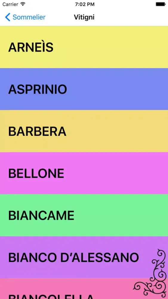Capturas de pantalla de Esame Facile Sommelier anche su Watch