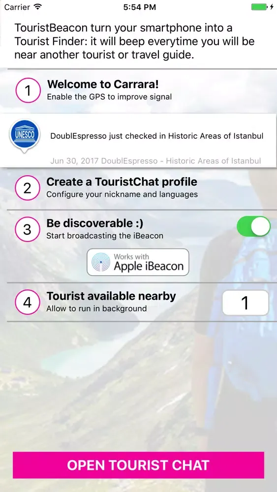 TouristBeacon স্ক্রিনশট