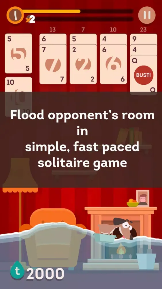 Capturas de tela do Solitaire Flush & Clash