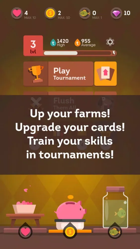 Capturas de tela do Solitaire Flush & Clash