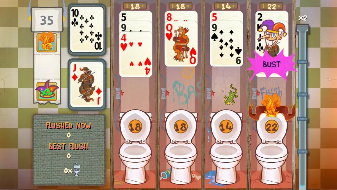 Tangkapan layar Flush It!
