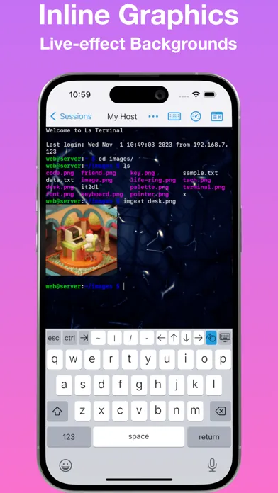La Terminal - SSH Client スクリーンショット