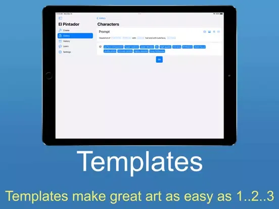El Pintador iPad  스크린샷