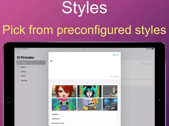 El Pintador iPad  스크린샷