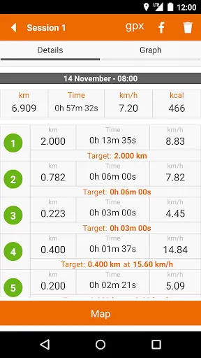 Capturas de pantalla de U4FIT - GPS Track Run Walk