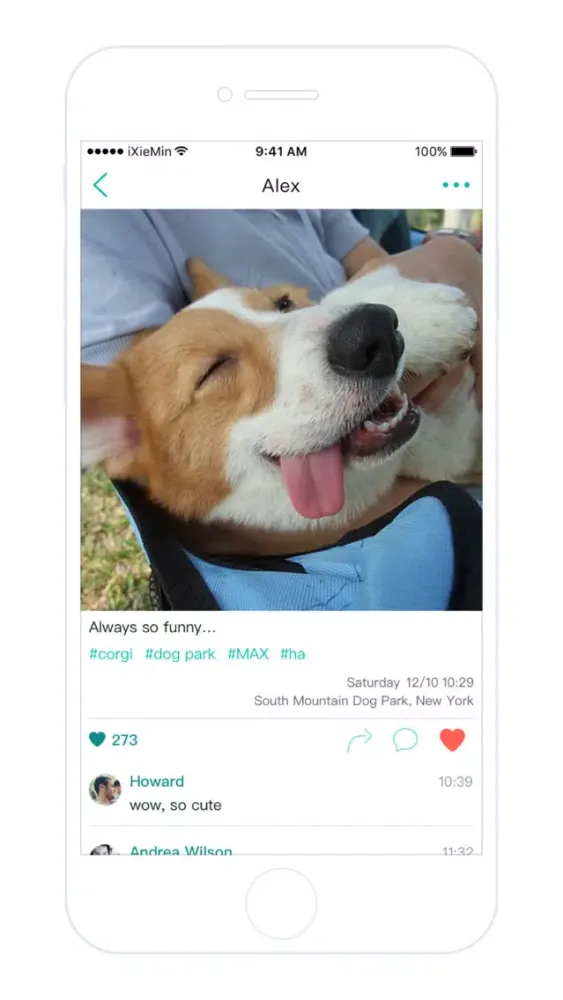 ภาพหน้าจอของ CutePet - Connect you dogs with the world.