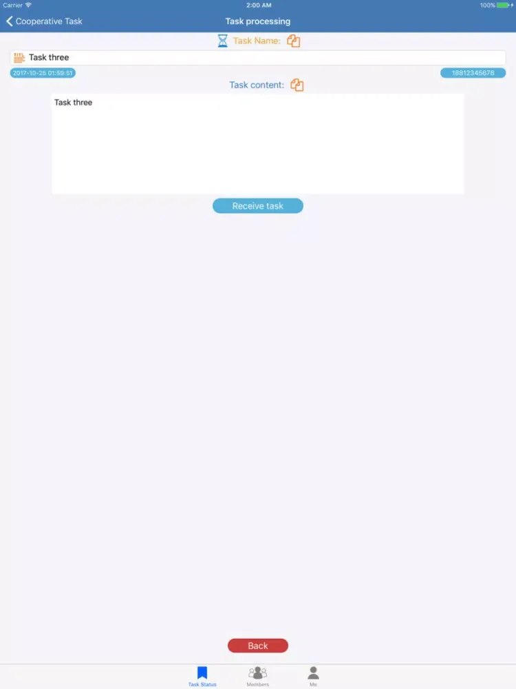 MultiTask - Cooperative Task iPad 應用截圖