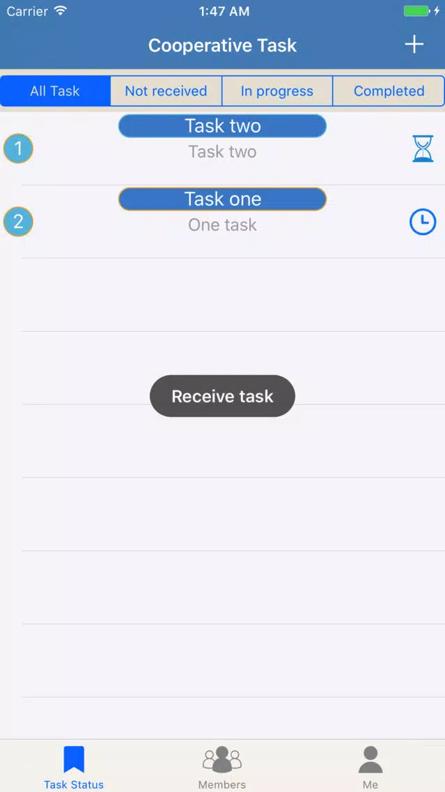 MultiTask - Cooperative Task Screenshots