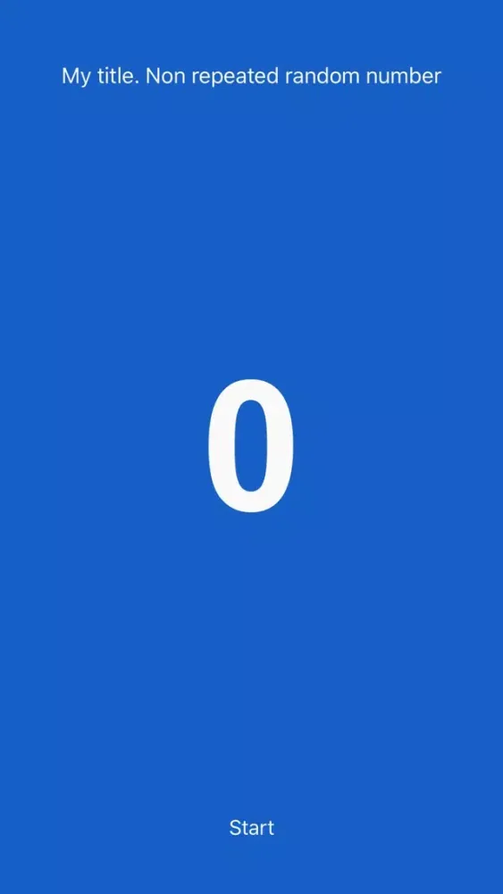 Capturas de tela do Random number - The custom interface generator