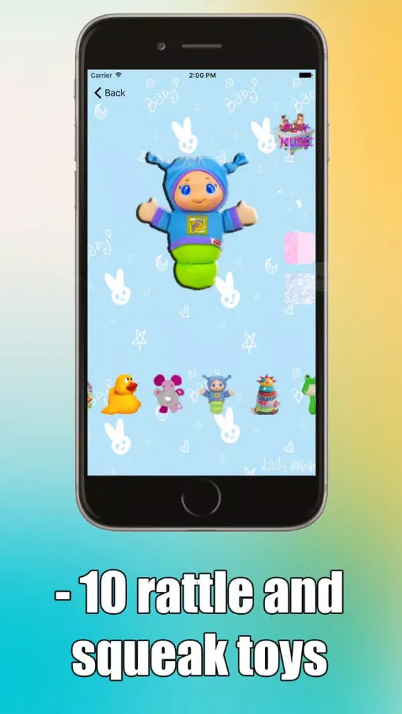 Ảnh chụp màn hình của Baby Toys - Shake or touch