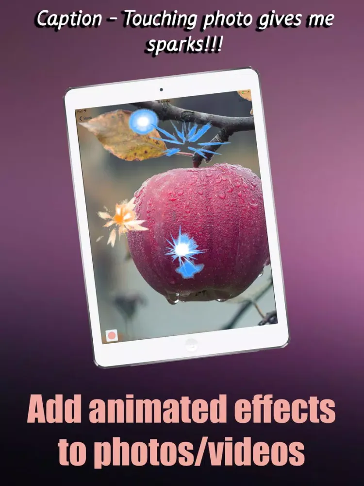 Electric Spark, Fire and Smoke Prank iPad  স্ক্রিনশট