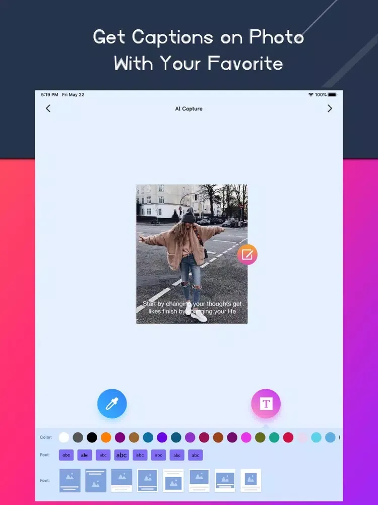 Magic Likes on Tags & Captions iPad  Screenshots