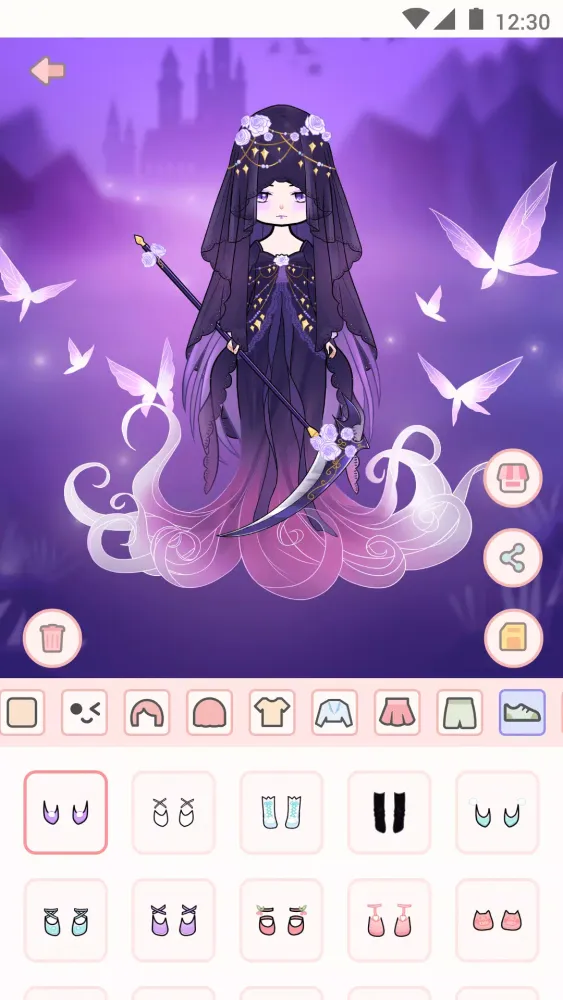 Cute live star:dress up avatar Ekran Görüntüleri