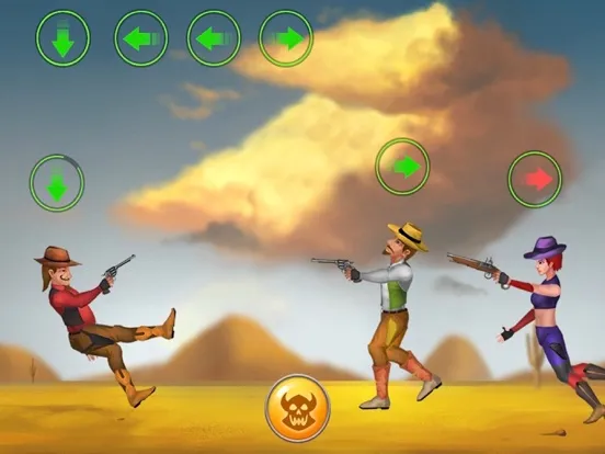 Gun Blood Cowboy Duel iPad  স্ক্রিনশট