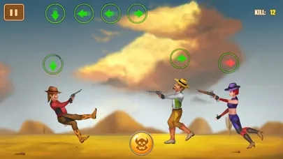 Gun Blood Cowboy Duel স্ক্রিনশট