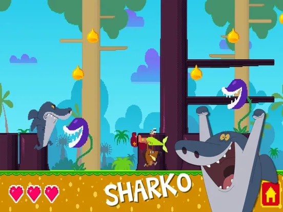 Tangkapan layar Zig & Sharko iPad 