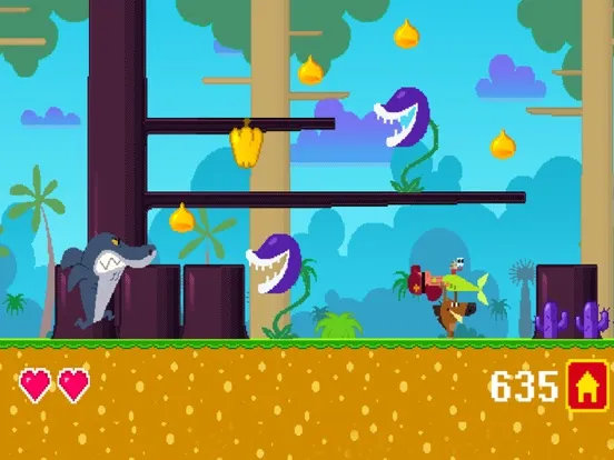 Tangkapan layar Zig & Sharko iPad 