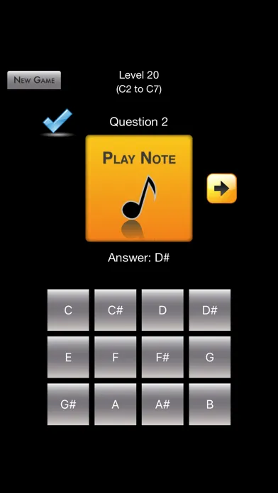 Perfect Pitch Practice Pro Screenshots