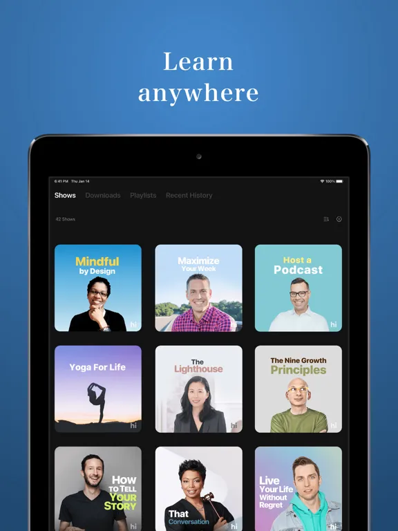 Screenshot di Himalaya: Stories and Courses iPad 