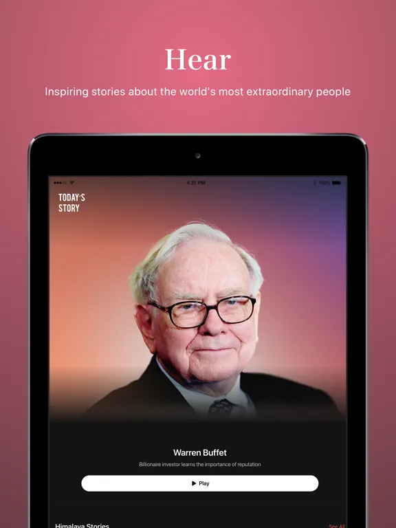 Screenshot di Himalaya: Stories and Courses iPad 