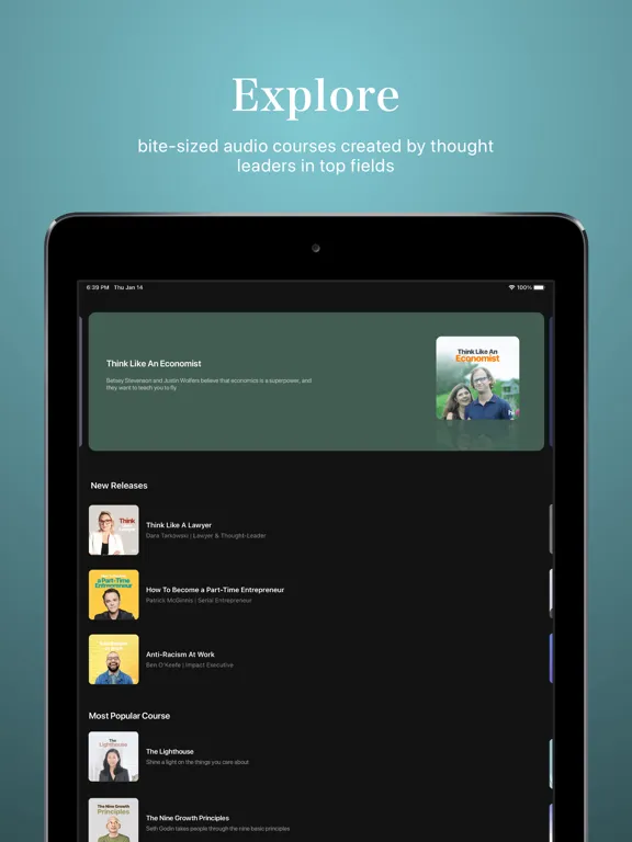 Screenshot di Himalaya: Stories and Courses iPad 