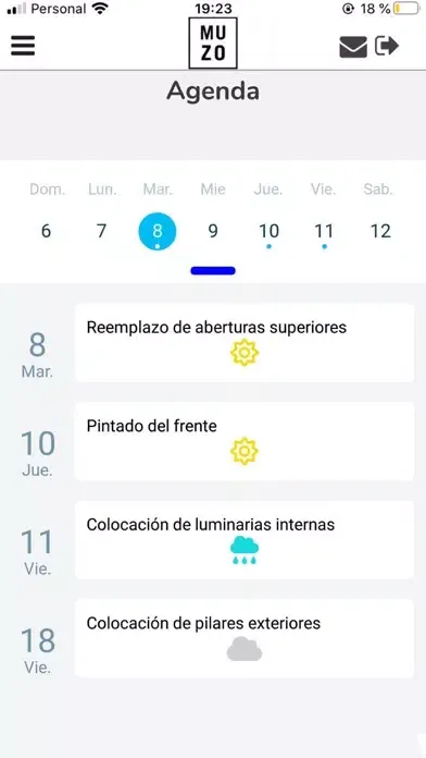 ภาพหน้าจอของ Muzo App