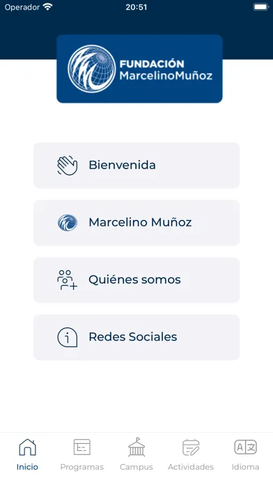 Fundación Marcelino Muñoz Screenshots