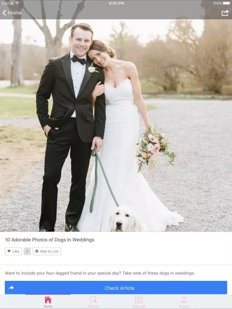 Wedding Planner - Best way to find Wedding Cakes, Venues and plan my wedding iPad 应用截图