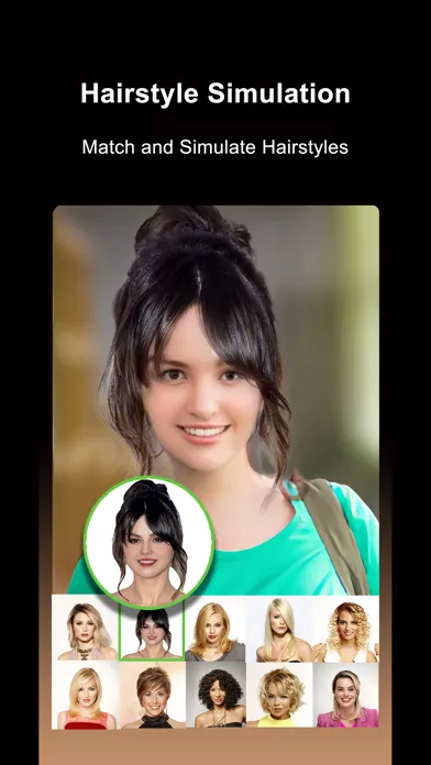Hair Vision : Hairstyle Try On应用截图