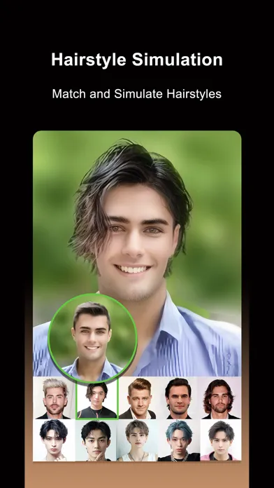 Hair Vision : Hairstyle Try On应用截图