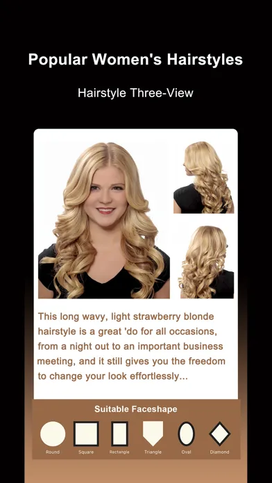 Hair Vision : Hairstyle Try On应用截图