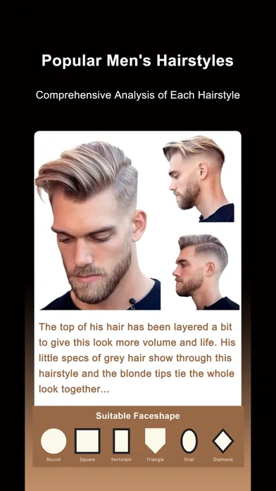 Hair Vision : Hairstyle Try On应用截图