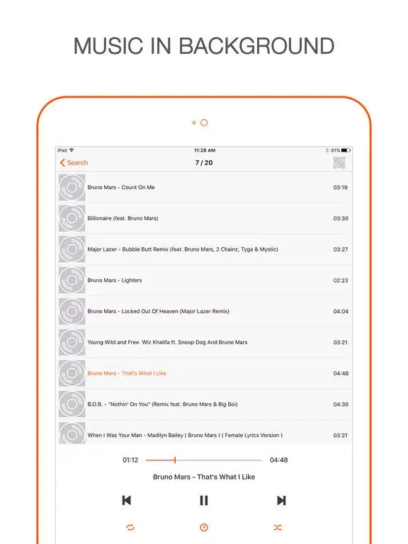 Capturas de pantalla de Music Apps - Unlimited Music iPad 