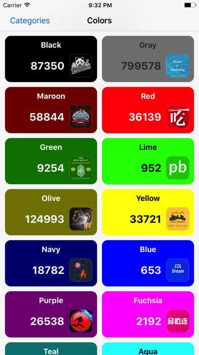 Zrzuty ekranu Colors - Apps Icons Downloads