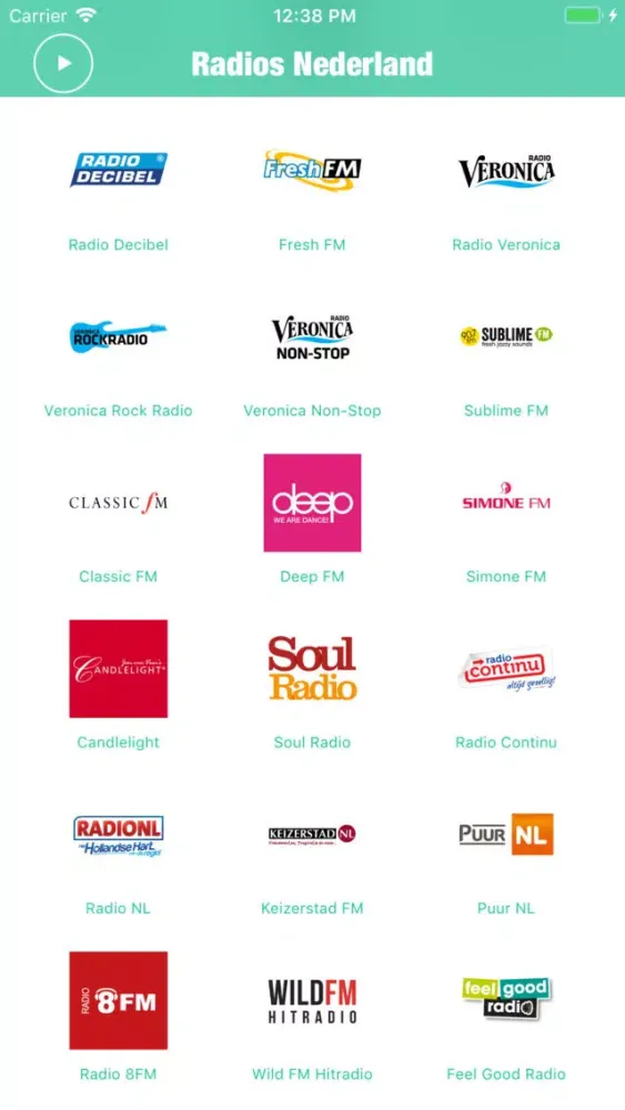 Capturas de pantalla de Radios Nederland (Dutch Radio)
