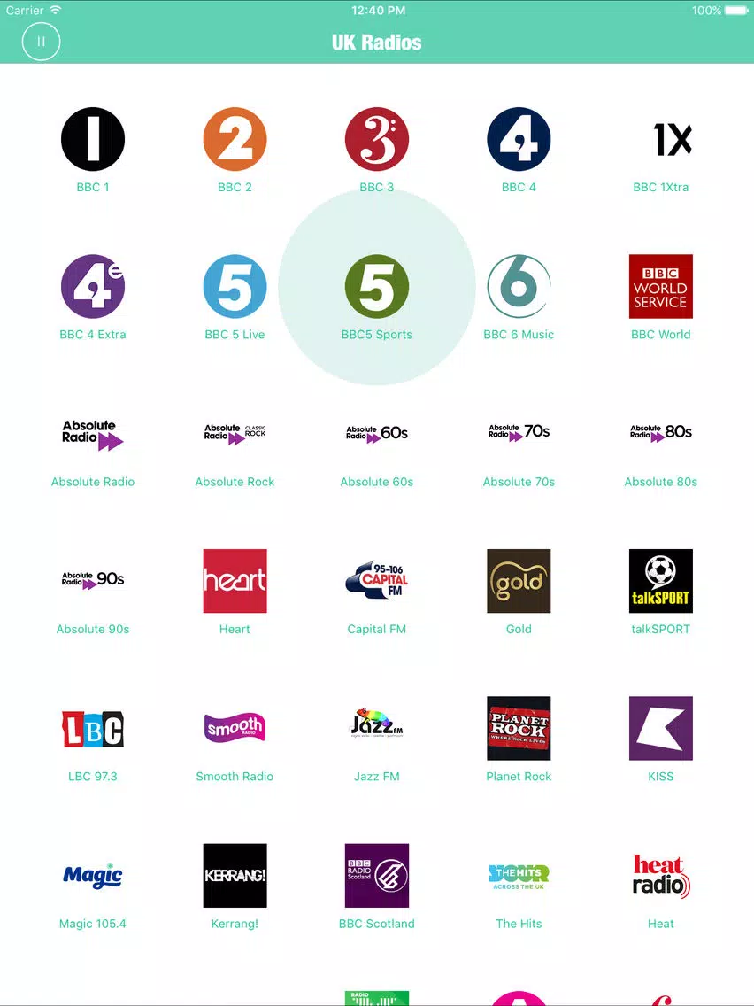 Captures d'écran de UK Radios (Radio British FM) iPad 